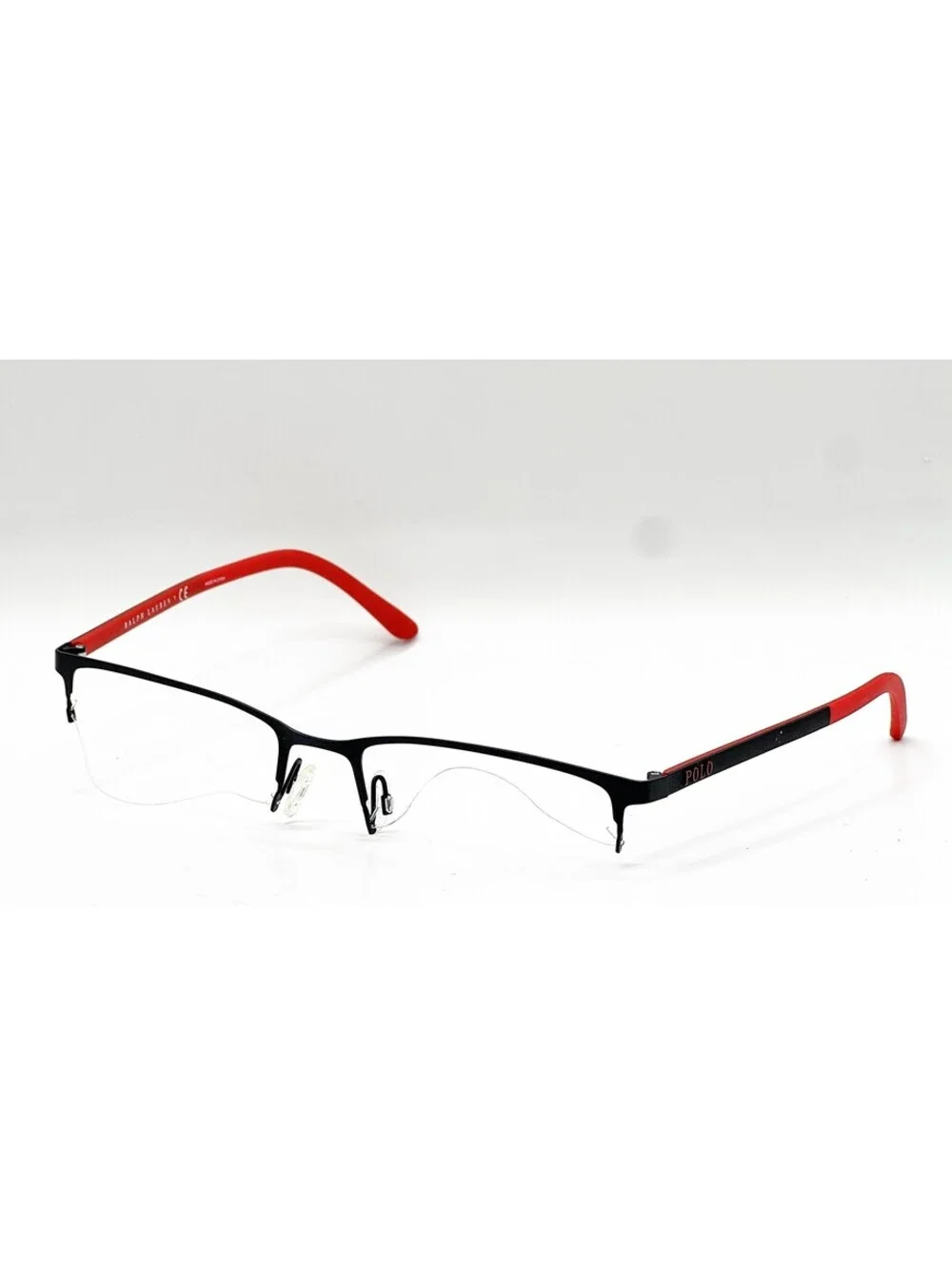 Polo Ralph Lauren Ph 1150 9277 Black Red Authentic Eyeglasses 55-18-145